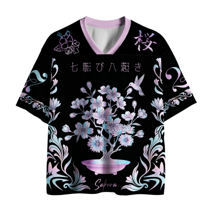 Tokyo-Tiger Nanakorobi Yaoki Sakura Bonsai Mesh Jersey