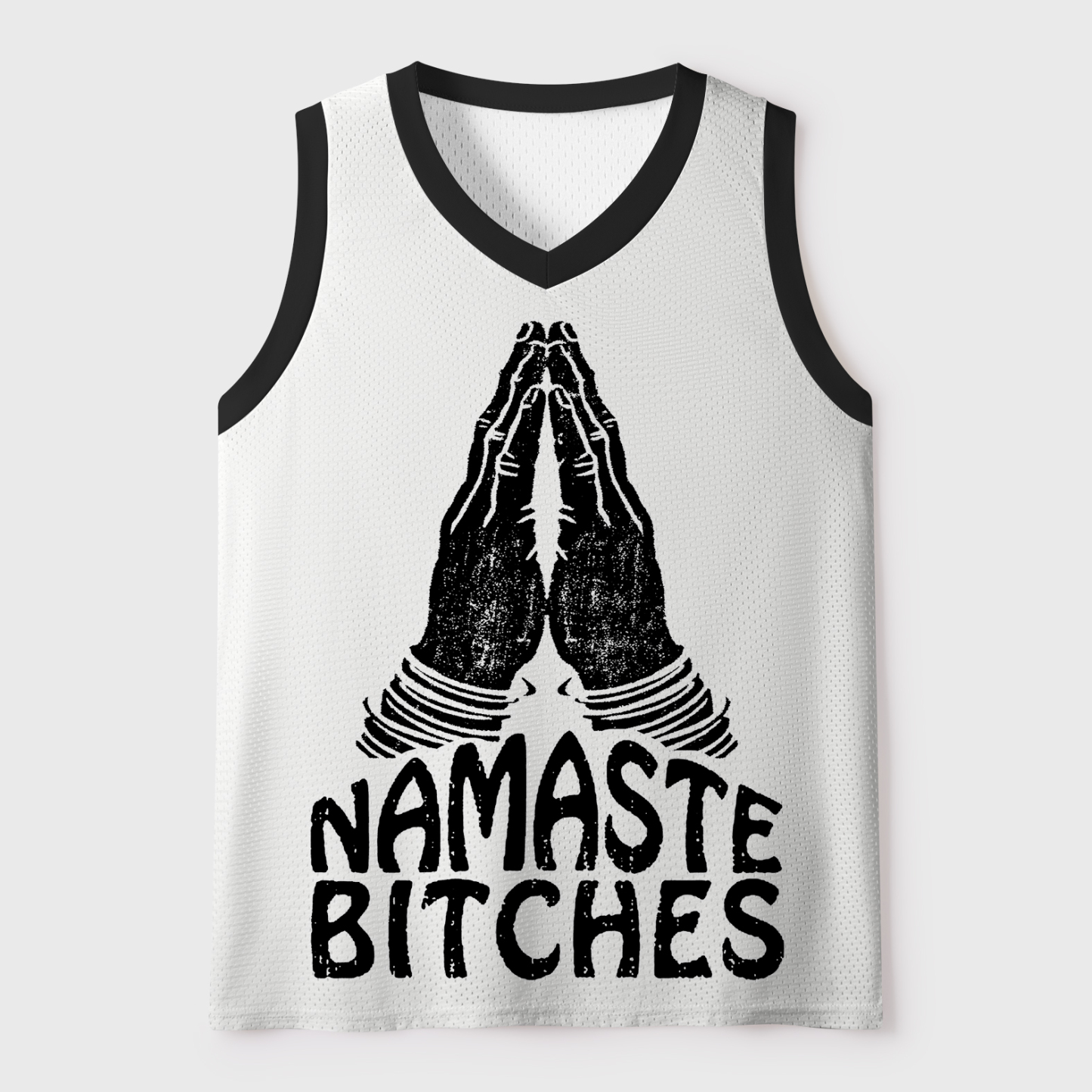 Tokyo-Tiger Funny Zen:Namaste Bitches Mesh Tank Top Sale