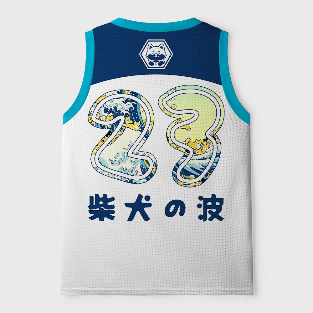 Tokyo-Tiger Kanagawa Shiba Inu Mesh Tank Top