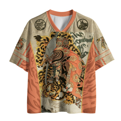 Tokyo-Tiger Japanese Samurai Tiger Mesh Jersey