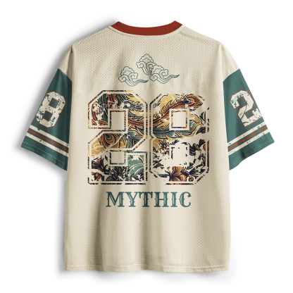 Tokyo-Tiger Mythic Phoenix & Crane Mesh Jersey