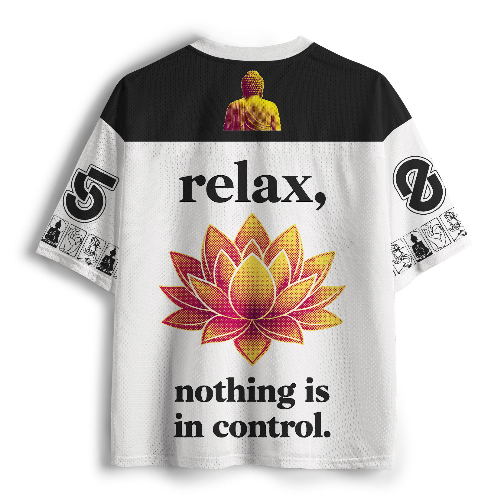 Tokyo-Tiger Interesting Zen：Relax Nothing Is In Control Mesh Jersey