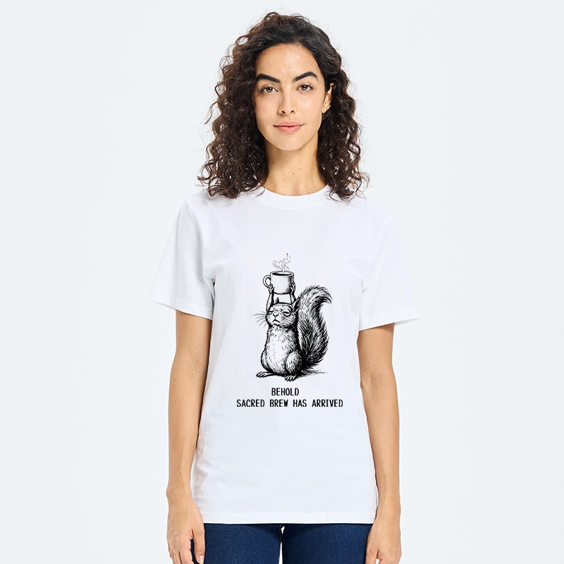 Tokyo-Tiger Squirrel Hold Sacred Coffee Meme Classic T-Shirt