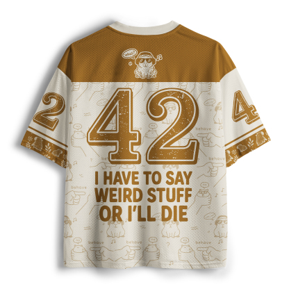 Tokyo-Tiger Weird Capybara Funny Meme Mesh Jersey