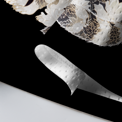 Tokyo-Tiger Busy Day Lace Filigree Tanuki Mesh Jersey