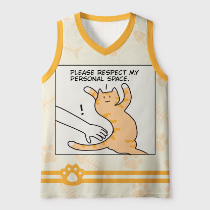 Tokyo-Tiger The Cat Of Private Space Mesh Tank Top