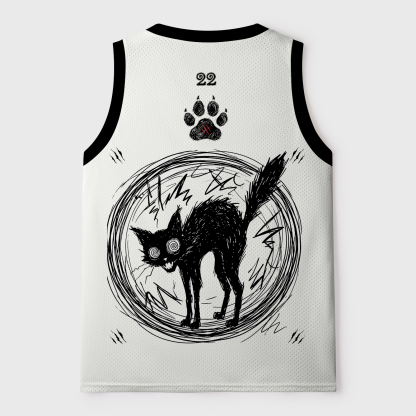 Tokyo-Tiger Cat Gradually Became Strange Mesh Tank Top