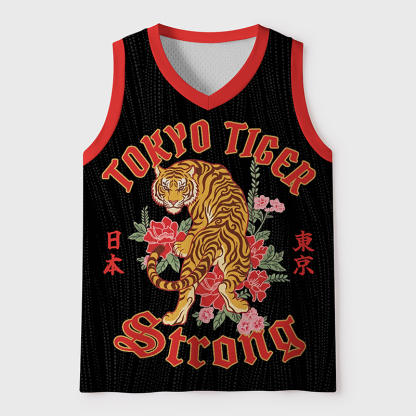 Tokyo-Tiger Strong Tokyo Tiger Mesh Tank Top