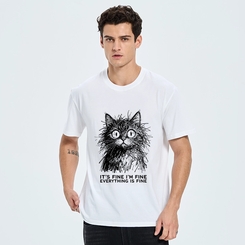 Tokyo-Tiger Fluffy Wild Cat Calm Fake Mood Classic T-Shirt
