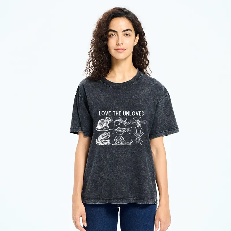 Tokyo-Tiger Embrace Every Small Critter Washed T-Shirt