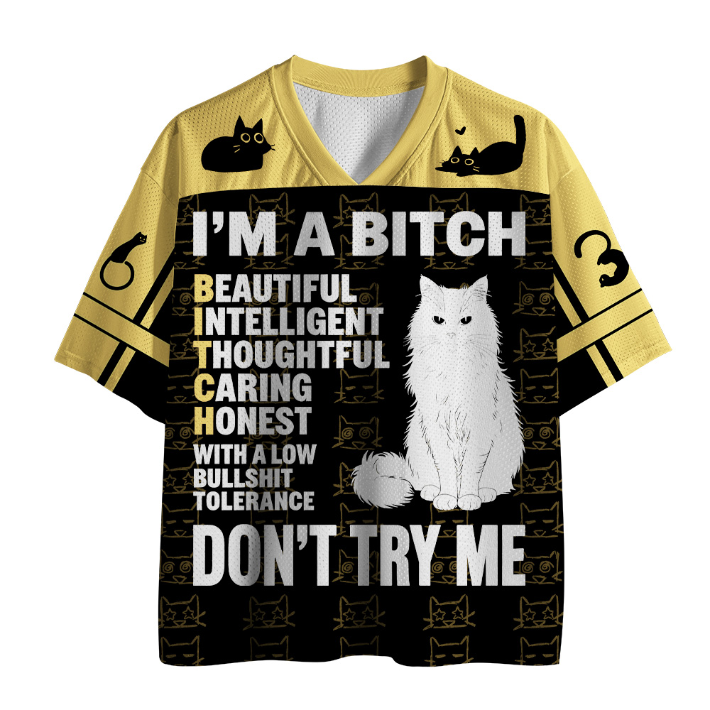 Tokyo-Tiger Beautiful Intelligent Cat Mesh Jersey
