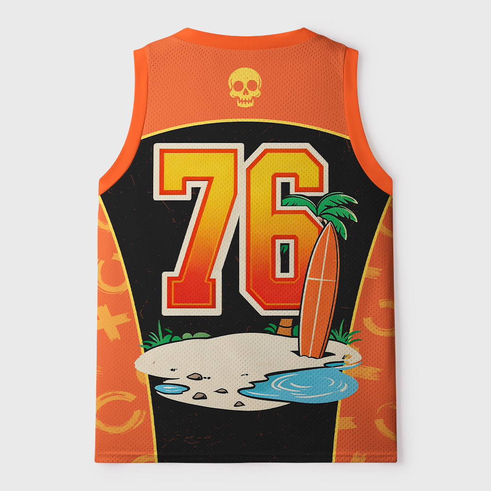 Tokyo-Tiger Dead Chill Skull Mesh Tank Top