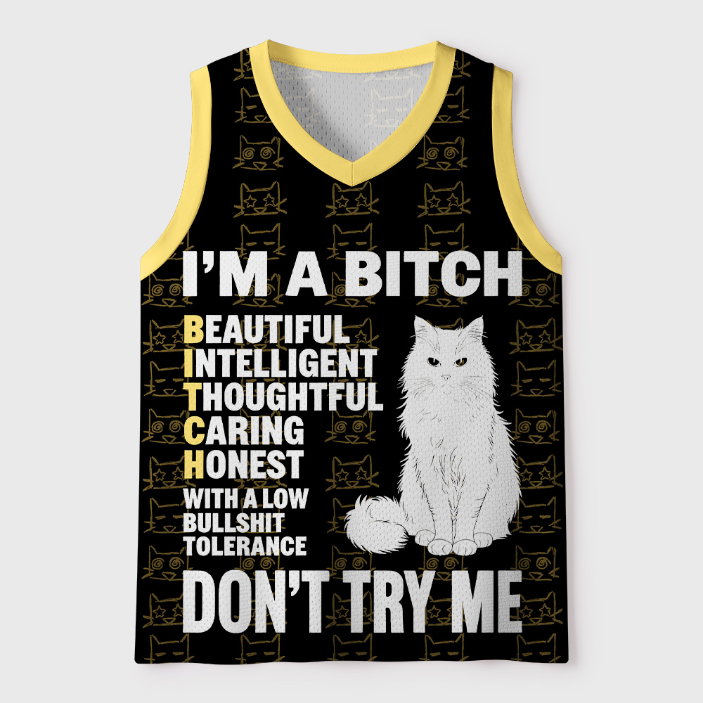 Tokyo-Tiger Beautiful Intelligent Cat Mesh Tank Top
