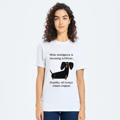 Tokyo-Tiger Dachshund Real Humor Funny Meme Classic T-Shirt