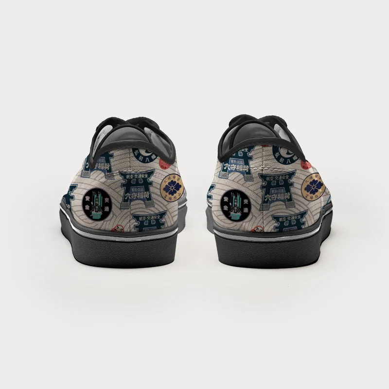 Tokyo-Tiger Traditional Japanese Amulets Canvas Shoes