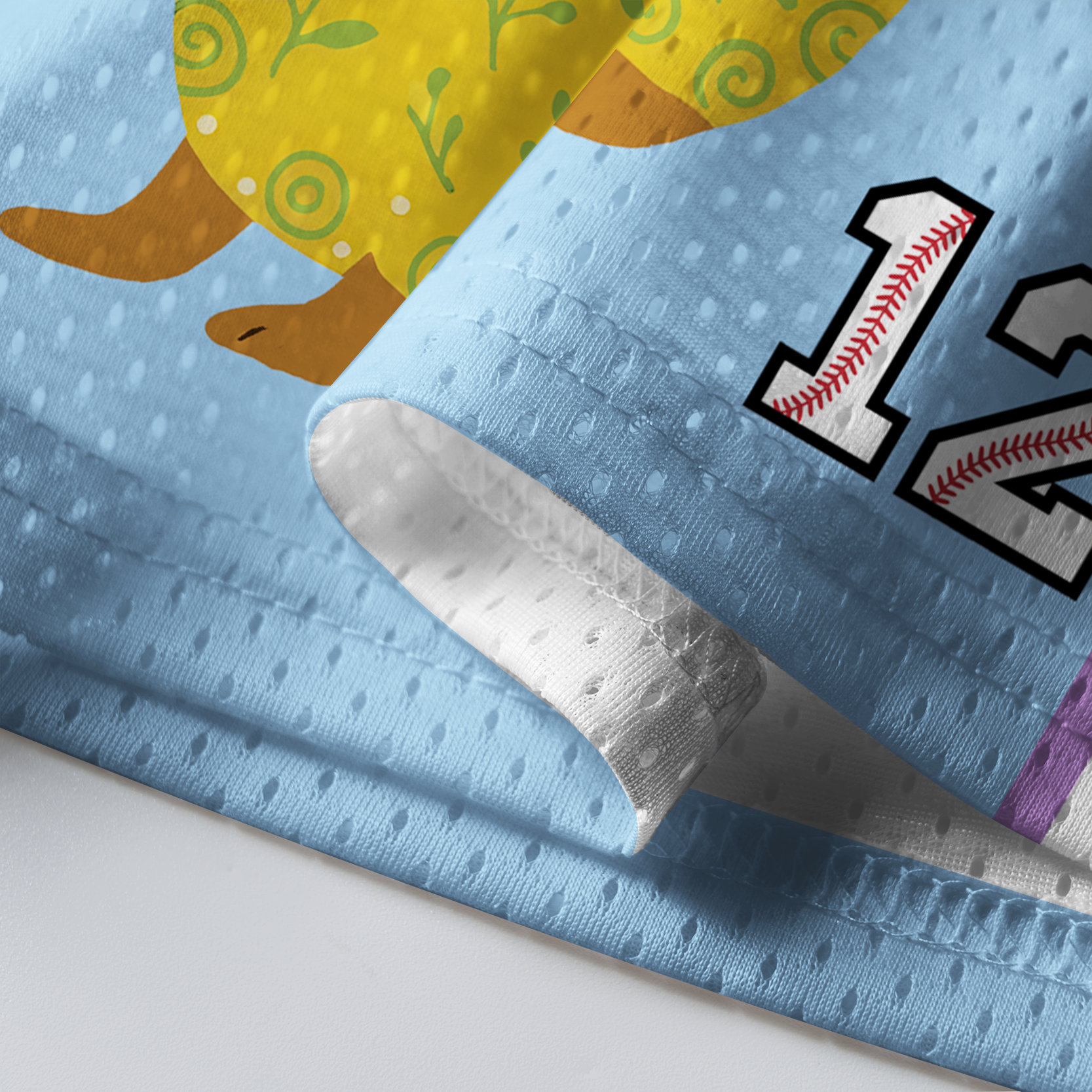 Tokyo-Tiger Pastel Tulip Capybara Squad No.12 Mesh Jersey