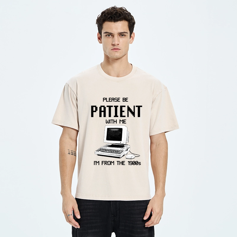 Tokyo-Tiger Slow Tech Funny Meme Washed T-Shirt