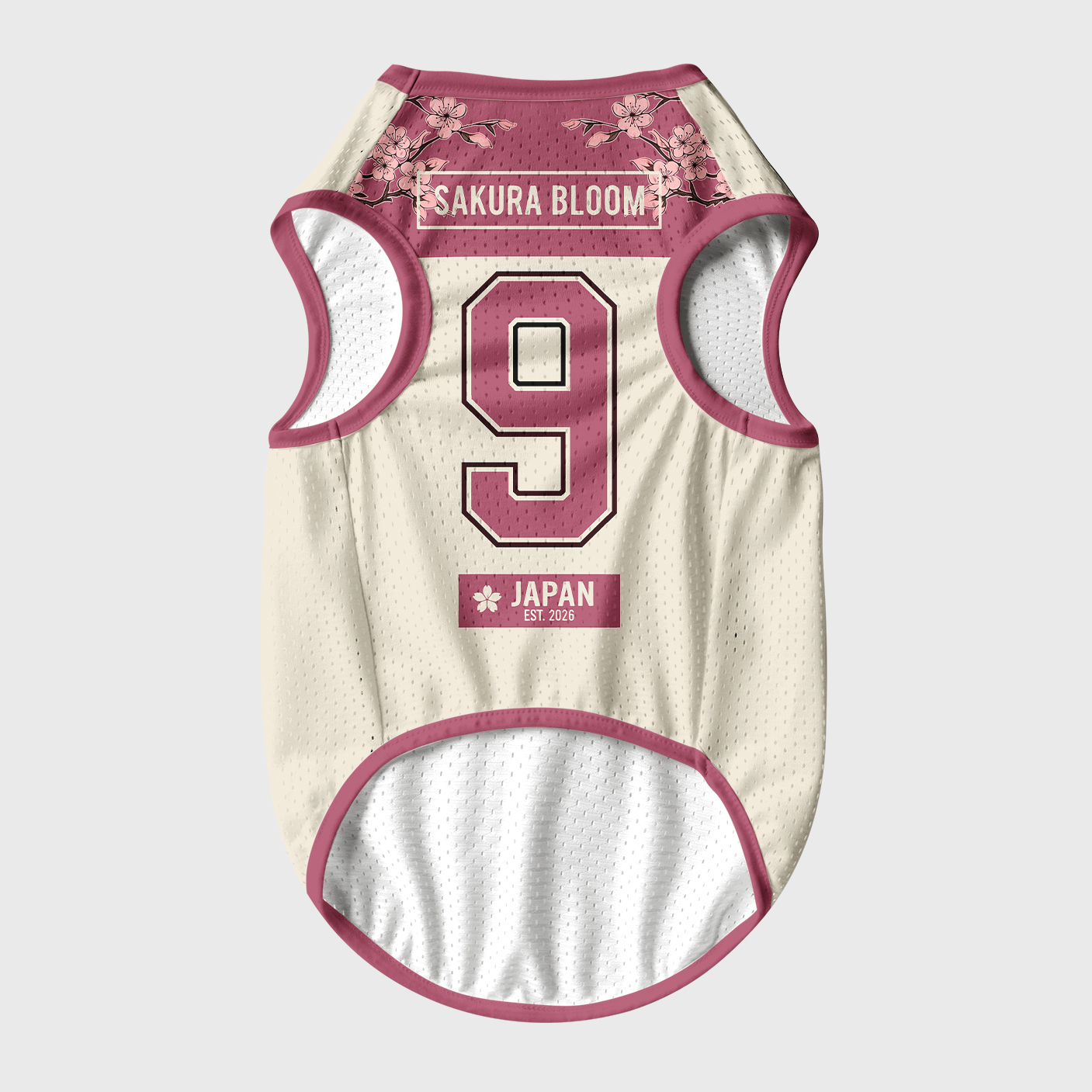 Tokyo-Tiger Sakura Bloom Pet Jersey