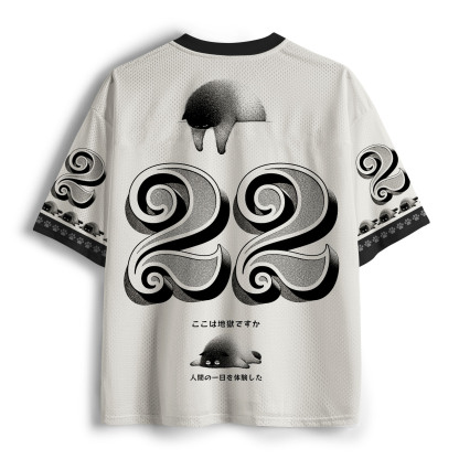 Tokyo-Tiger Cat Questioning Human Life Mesh Jersey