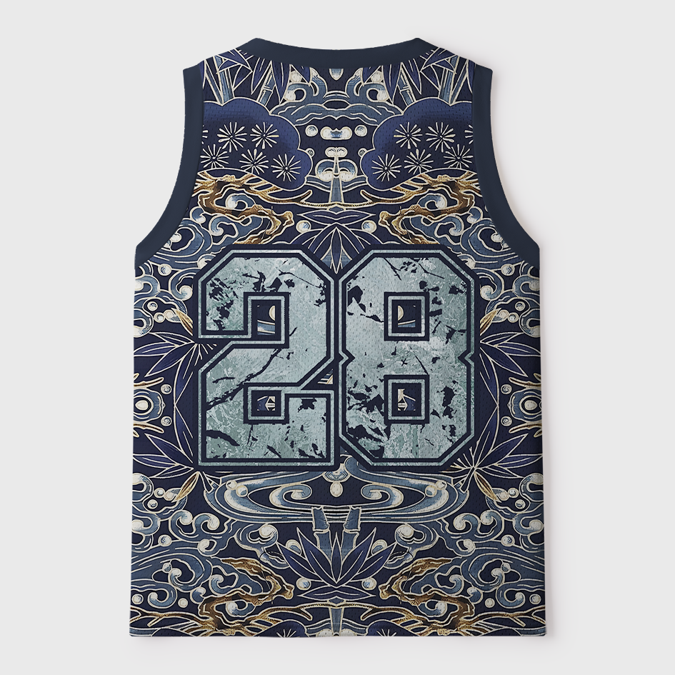 Tokyo-Tiger Vintage Japanese Ronin Frog Mesh Tank Top