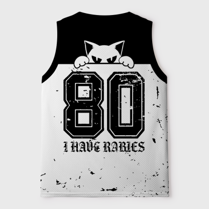 Tokyo-Tiger I Have Rabies Grumpy Persian Cat Mesh Tank Top