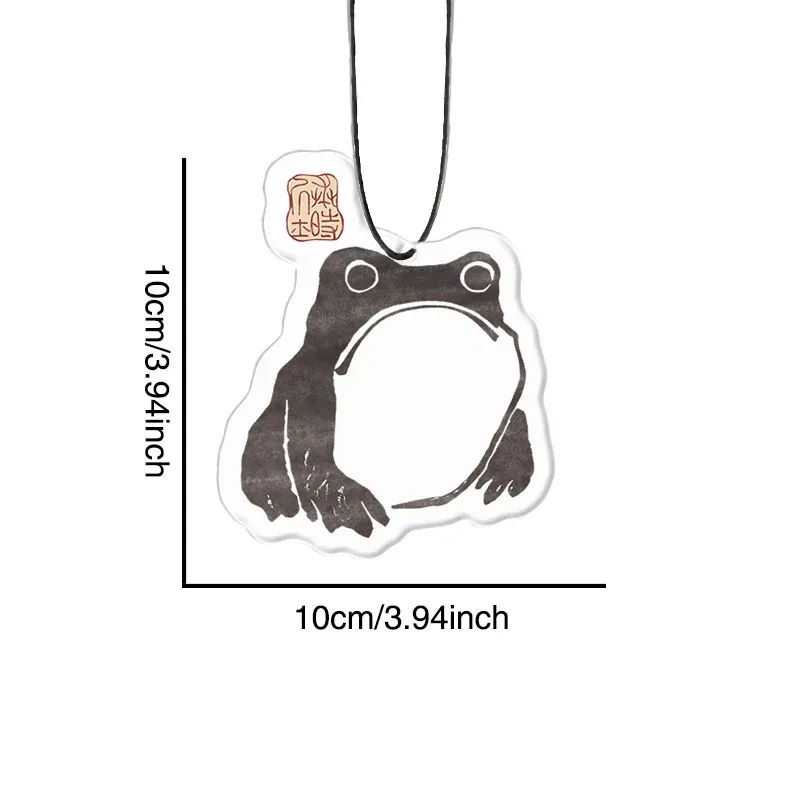 Tokyo-Tiger Matsumoto Hoji Woodblock Print Frog Car Air Freshener