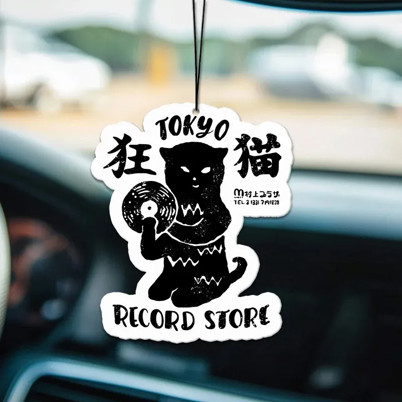 Tokyo-Tiger Tokyo Record Store Cat CD Car Air Freshener