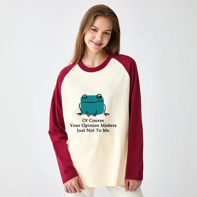 Tokyo-Tiger Cool Frog Unbothered By Others Opinions Raglan Long Sleeve T-shirt