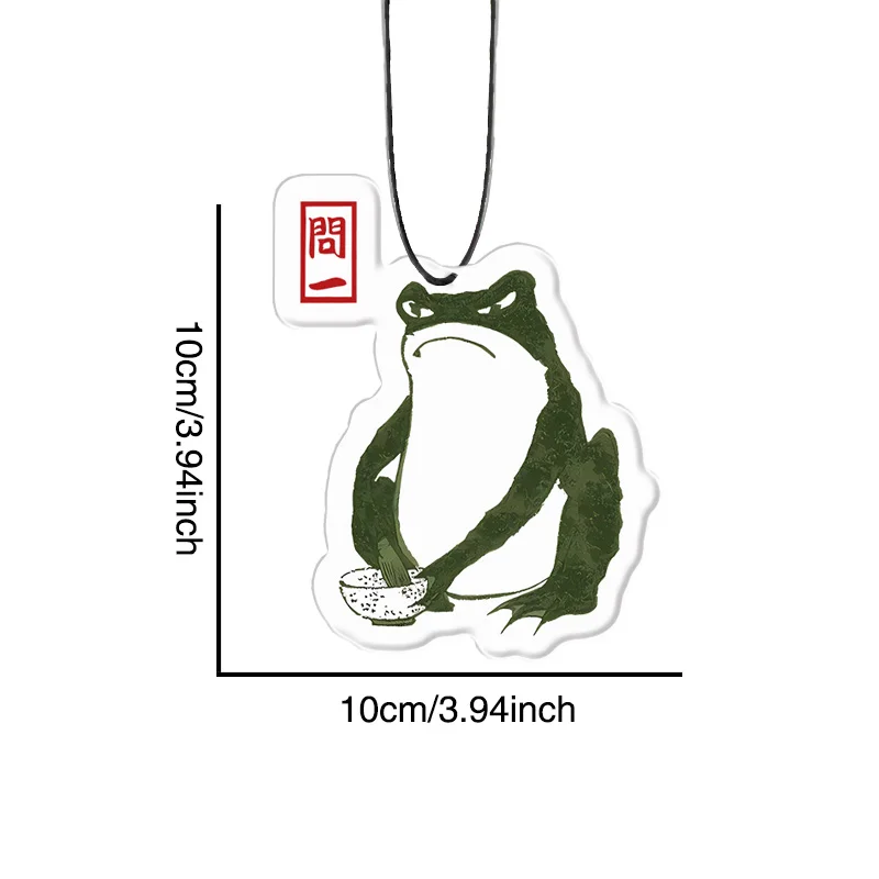 Tokyo-Tiger Woodblock Print Frog Car Air Freshener