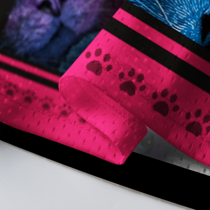 Tokyo-Tiger Curious Rainbow Cats Mesh Jersey