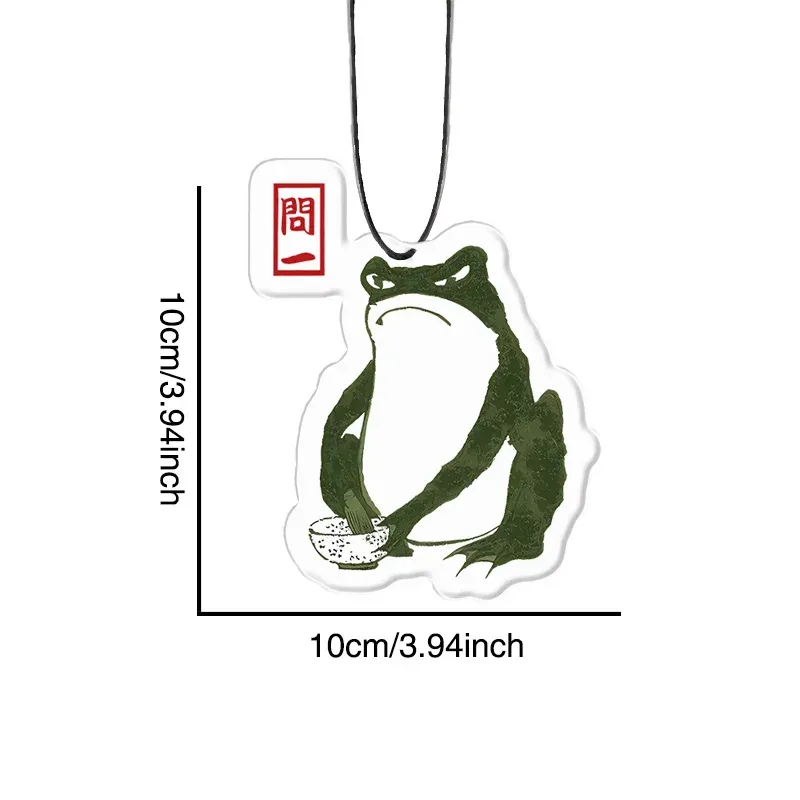 Tokyo-Tiger Woodblock Print Frog Car Air Freshener