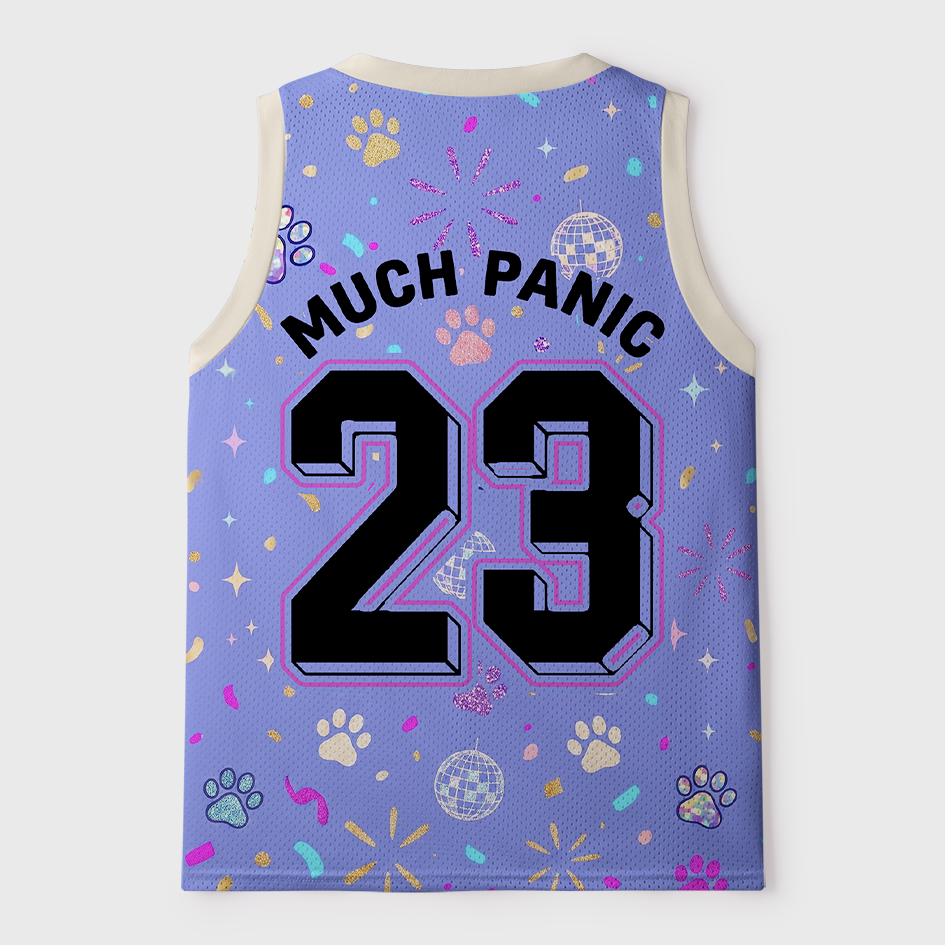 Tokyo-Tiger Much Panic Very Little Disco Hamster Mesh Tank Top
