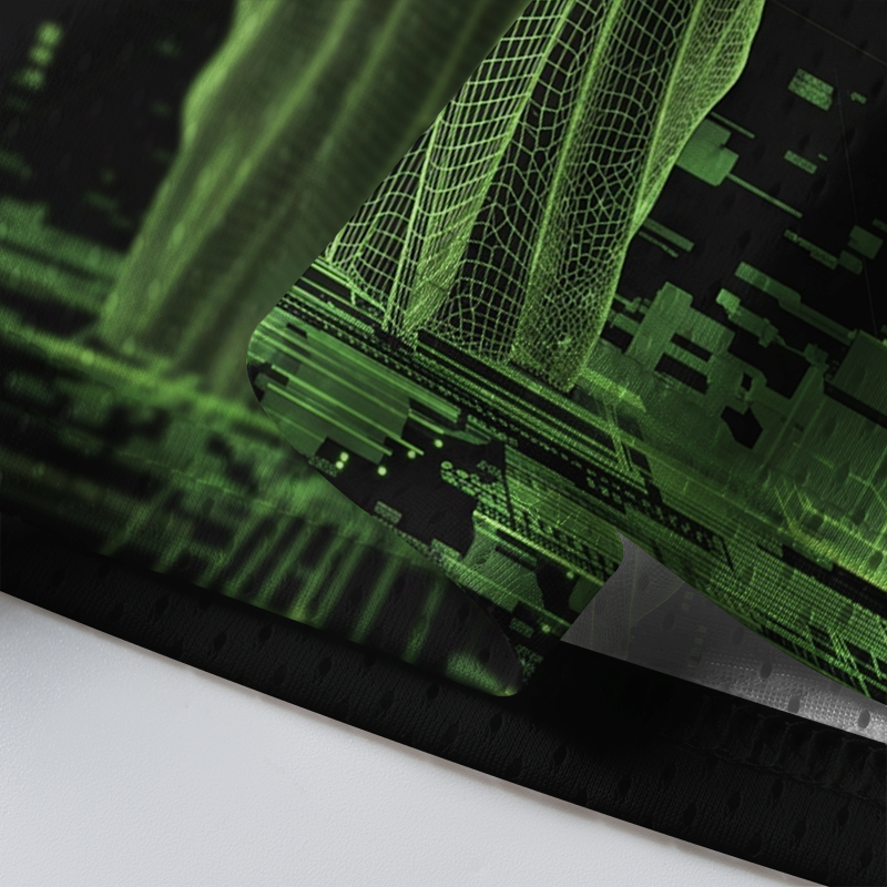 Tokyo-Tiger Neon Buddha Of The Future Mesh Jersey