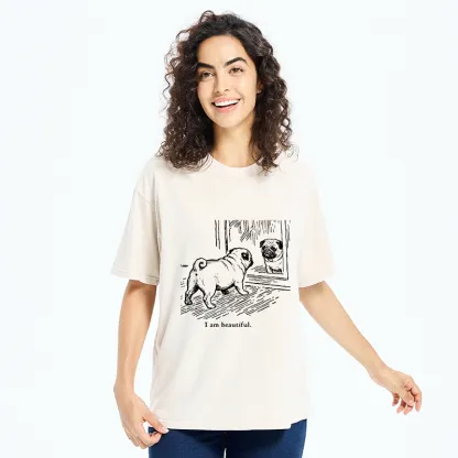 Tokyo-Tiger Cute Pug Self Love Meme Washed T-Shirt
