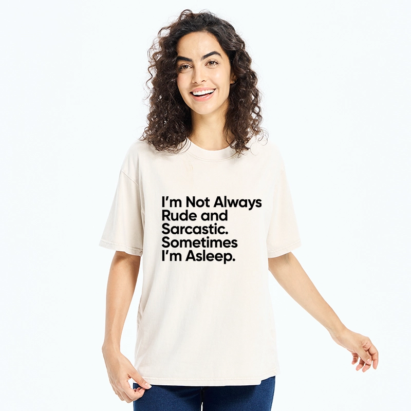 Tokyo-Tiger Sarcastic Funny Text Meme Washed T-Shirt