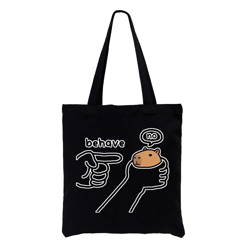Tokyo-Tiger Dishonest Capybara Tote Bag