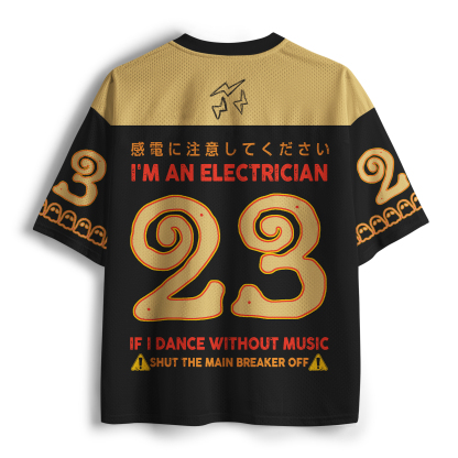 Tokyo-Tiger Dancing Electrician Mesh Jersey
