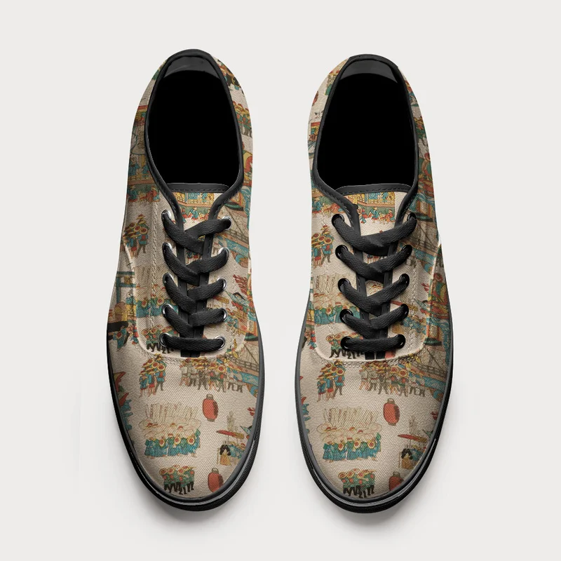 Tokyo-Tiger Traditional Celebrations Canvas Shoes