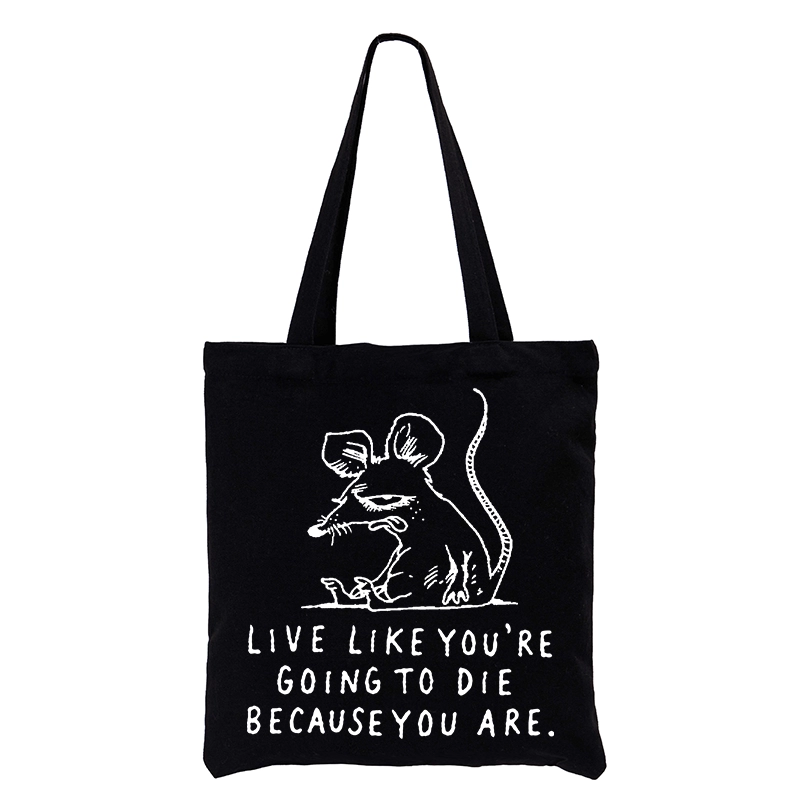 Tokyo-Tiger Funny Meme Sarcastic Rat Life Truth Tote Bag