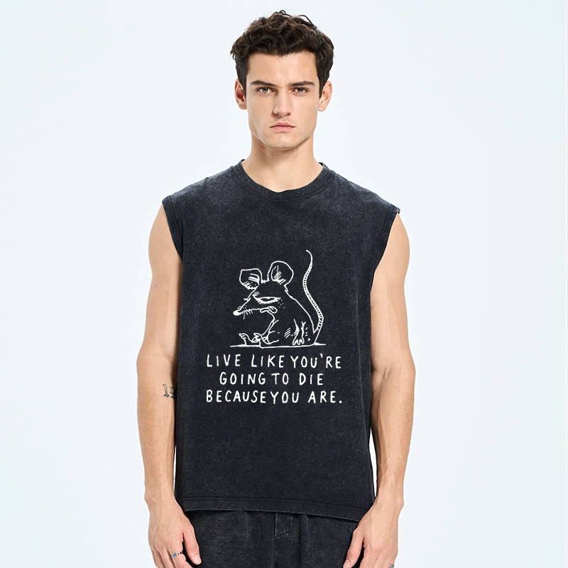 Tokyo-Tiger Funny Meme Sarcastic Rat Life Truth Washed Tank
