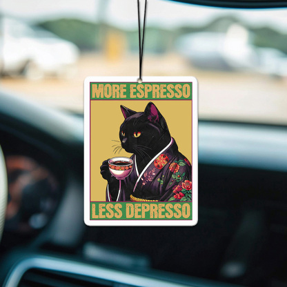Tokyo-Tiger Up Caffeine Down Depression Car Air Freshener