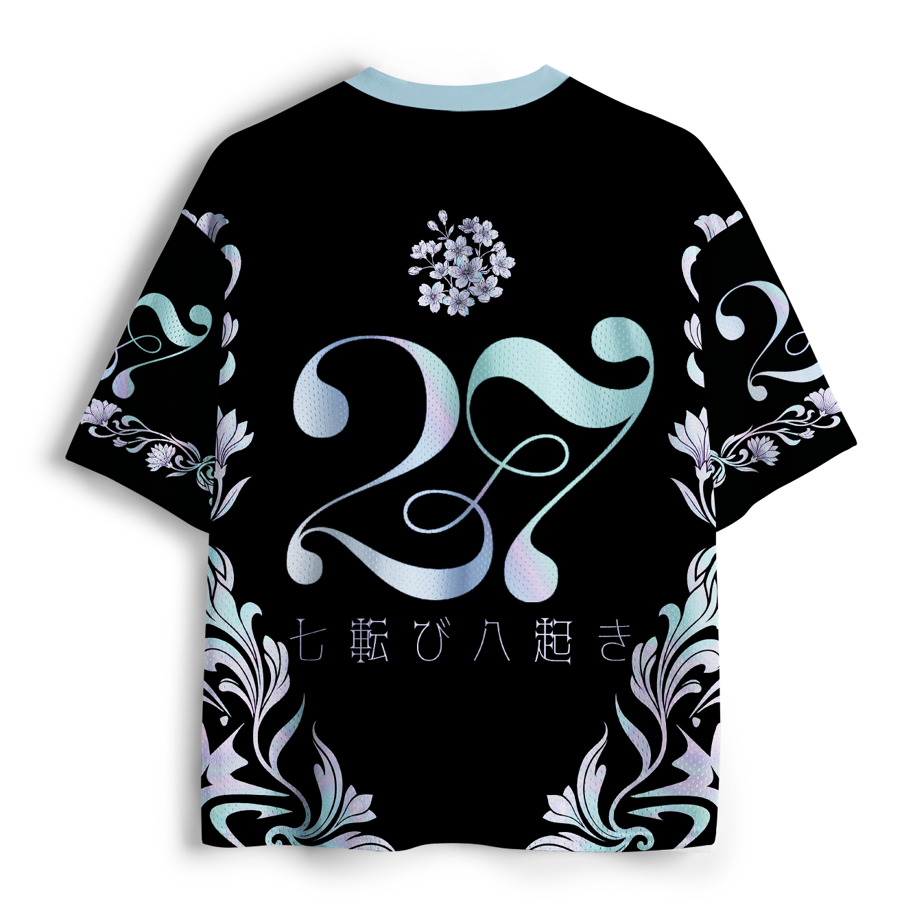 Tokyo-Tiger Never Give Up Sakura Cat Mesh Jersey