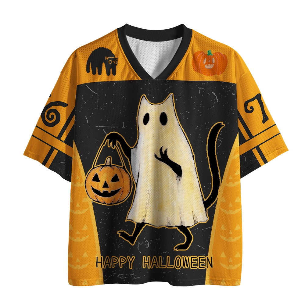 Tokyo-Tiger Halloween Cat Soul Mesh Jersey