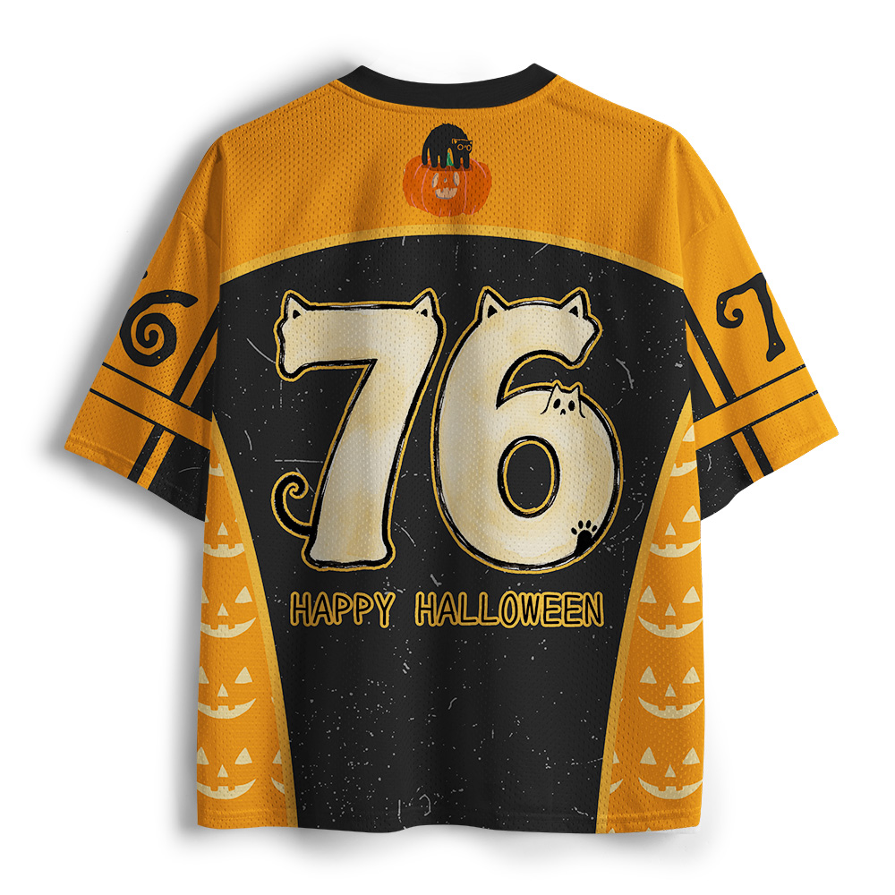 Tokyo-Tiger Halloween Cat Soul Mesh Jersey