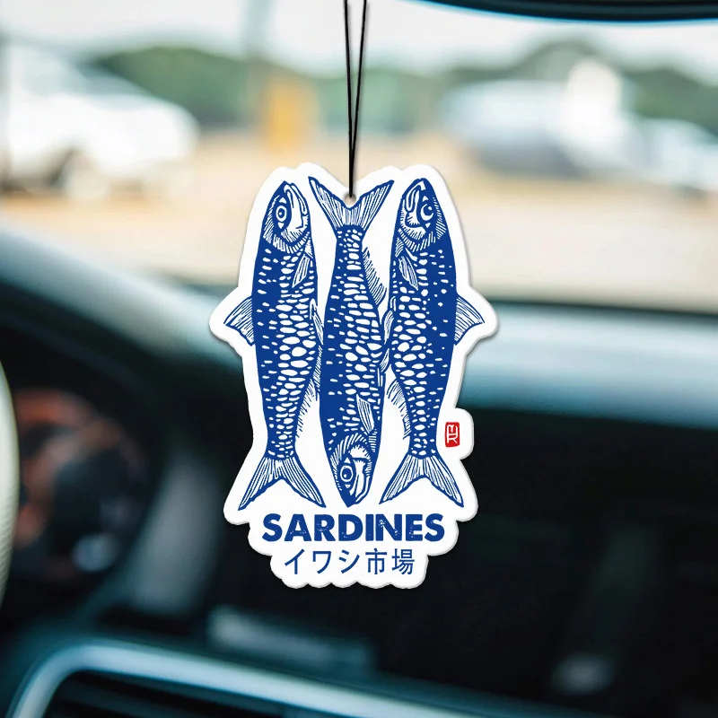 Tokyo-Tiger Sardines Market Car Air Freshener