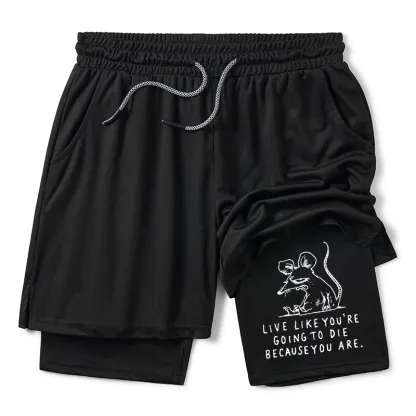 Tokyo-Tiger Funny Meme Sarcastic Rat Life Truth Training Shorts