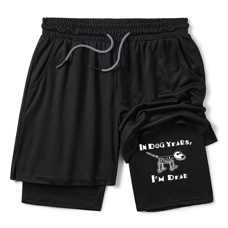 Tokyo-Tiger Funny Meme Old Dog Dead In Dog Years Vibe Training Shorts