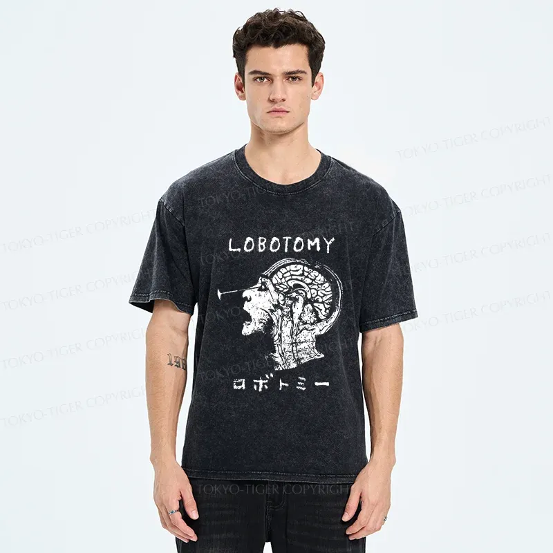 Tokyo-Tiger Horrible Surgery Washed T-Shirt