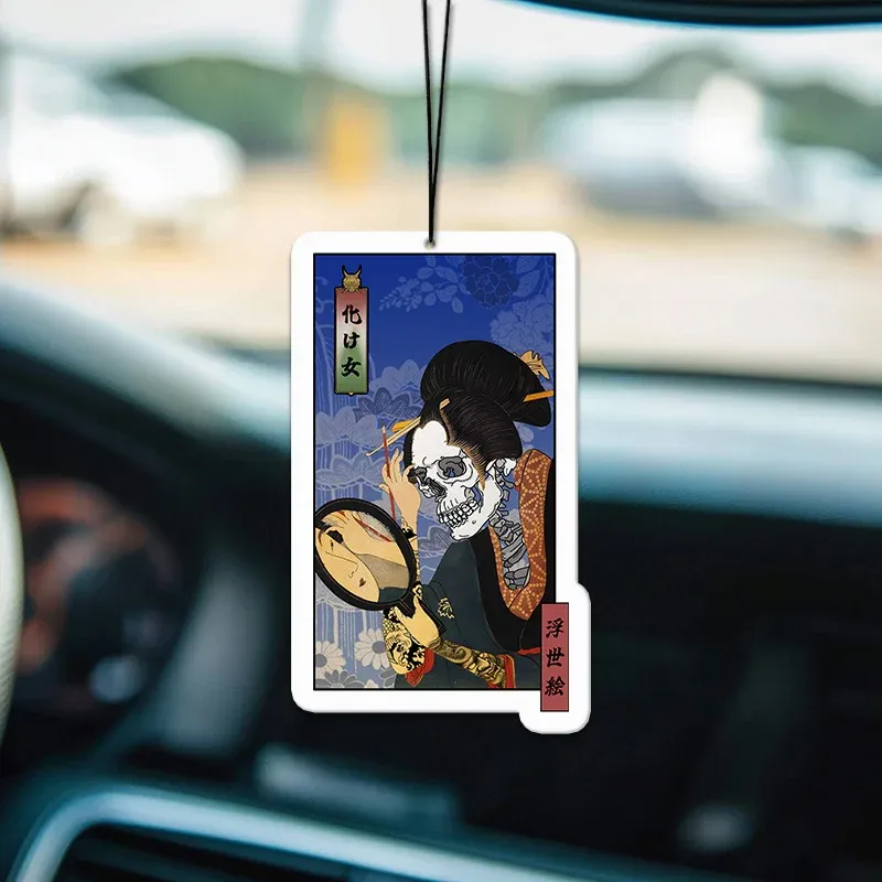 Tokyo-Tiger Ukiyoe Skeleton Girl Car Air Freshener