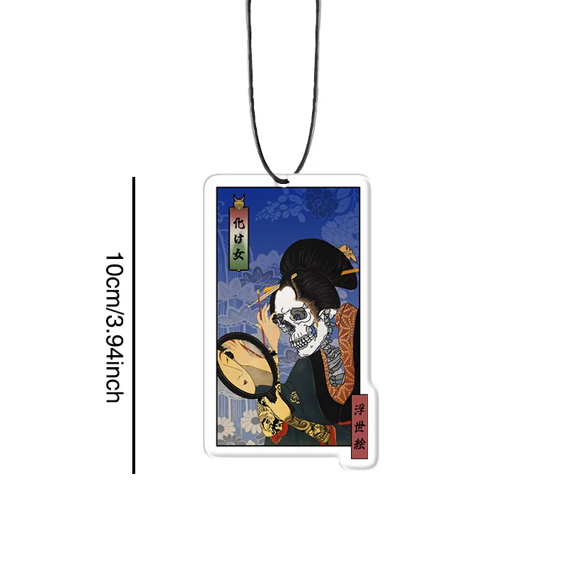 Tokyo-Tiger Ukiyoe Skeleton Girl Car Air Freshener